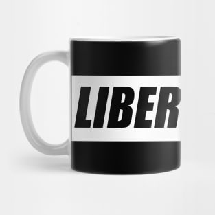 Liberty's white banner Mug